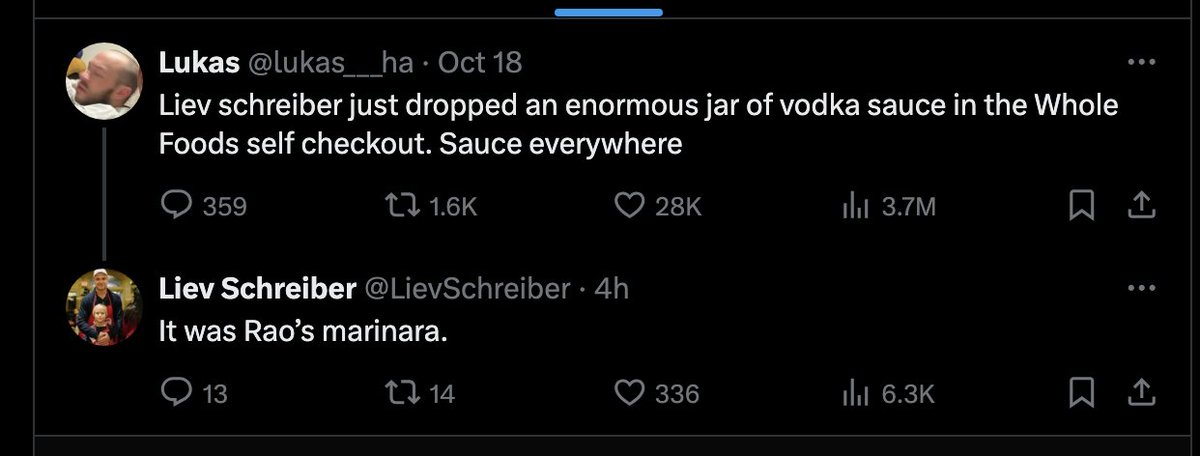 Liev Schreiber giving us the details we need on the year's best gossip