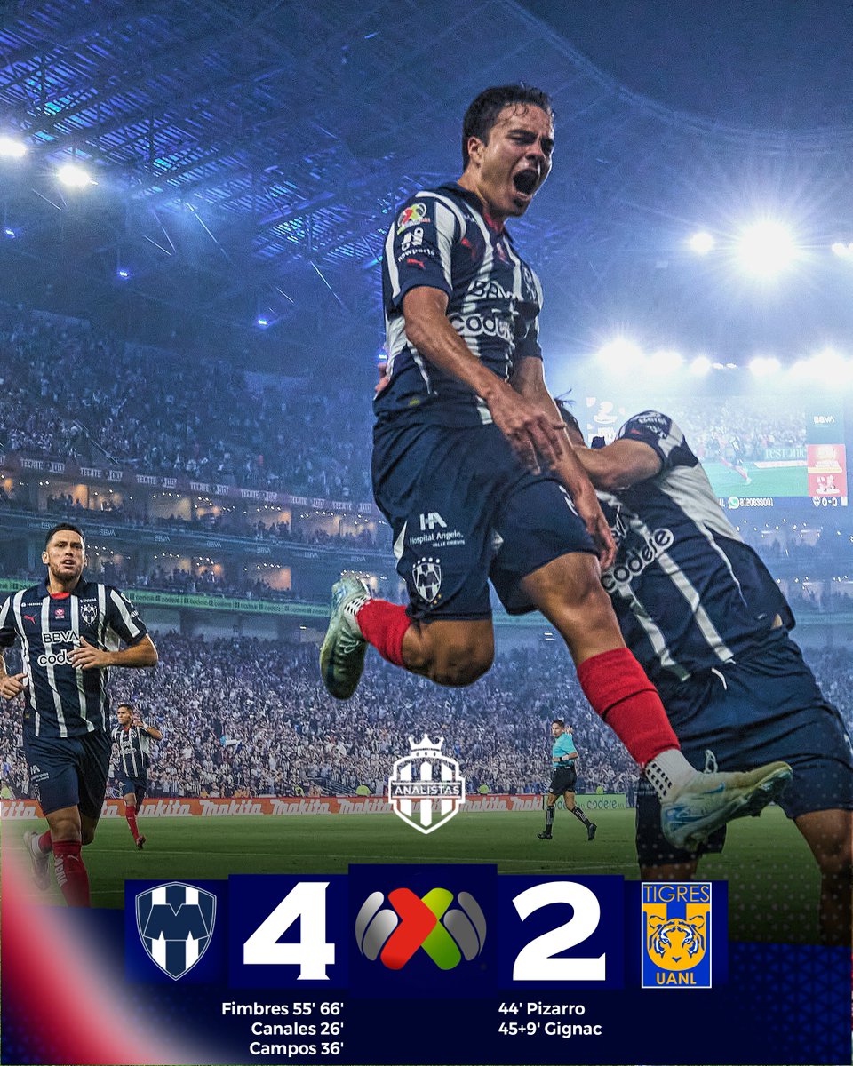 SomosAnalistas_'s tweet photo. Otro Clásico Regio para la HISTORIA 🇲🇽🔥 https://t.co/jhSX8xuhHw