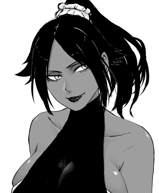 最近夜一さんの絵が沢山見られてとっても幸せ✨
自分も夜一さん大好き!
この夜一さんの絵ぐらいから腋をもわもわさせてるわw 