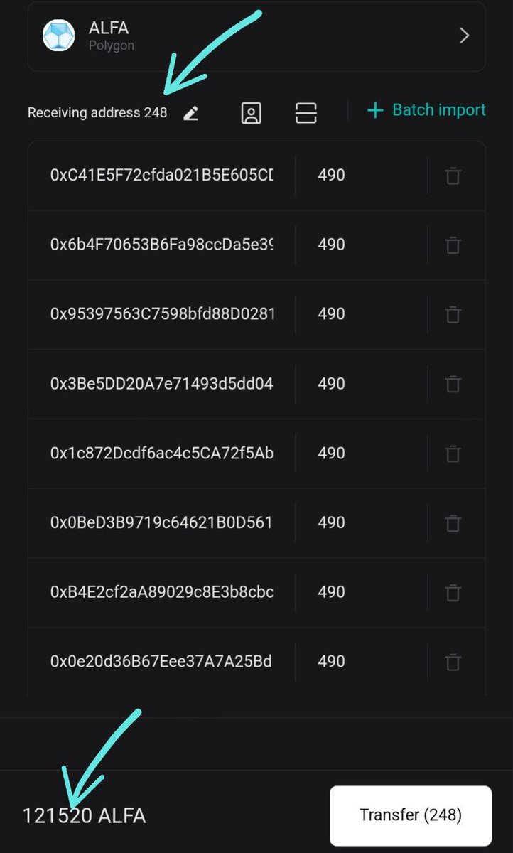 alfanetworkapp's tweet photo. Congratulations 🎉
49th Batch of Withdraw Successful
Total Wallets Received Withdraw ≈ 1516
Total ALFA Tokens Sent ≈ 837,785
ALFA TO THE MOON 🚀
https://t.co/UfceH8zw39
Buy/ Sell/ Trade/ HODL ALFA on Exchange
https://t.co/rvxQM3ENWs
#alfanetworkapp #alfanetwork #alfatoken https://t.co/u4L8Npcg6E