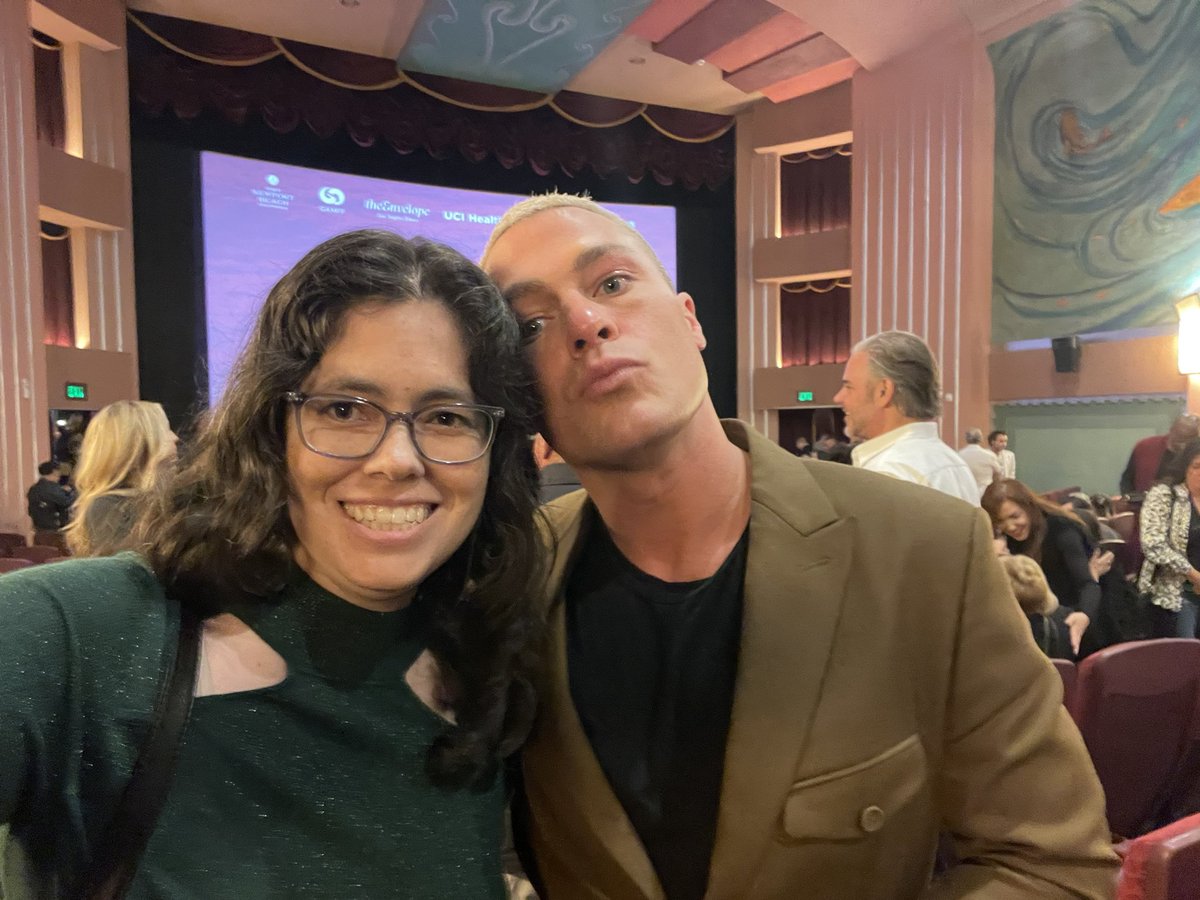 untiltheveryend's tweet photo. A few more pics from tonight - Emily with Mildred Burke's granddaughter, the cast at the end, my signed Funko, and Colton Haynes! 😁 https://t.co/DrWLlIzz1a