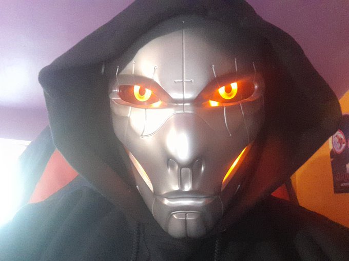 LTLICKME's tweet photo. The Watcher’s masks are slowly being delivered all over the world. Halloween will be interesting =) https://t.co/K7tpL9mmI6