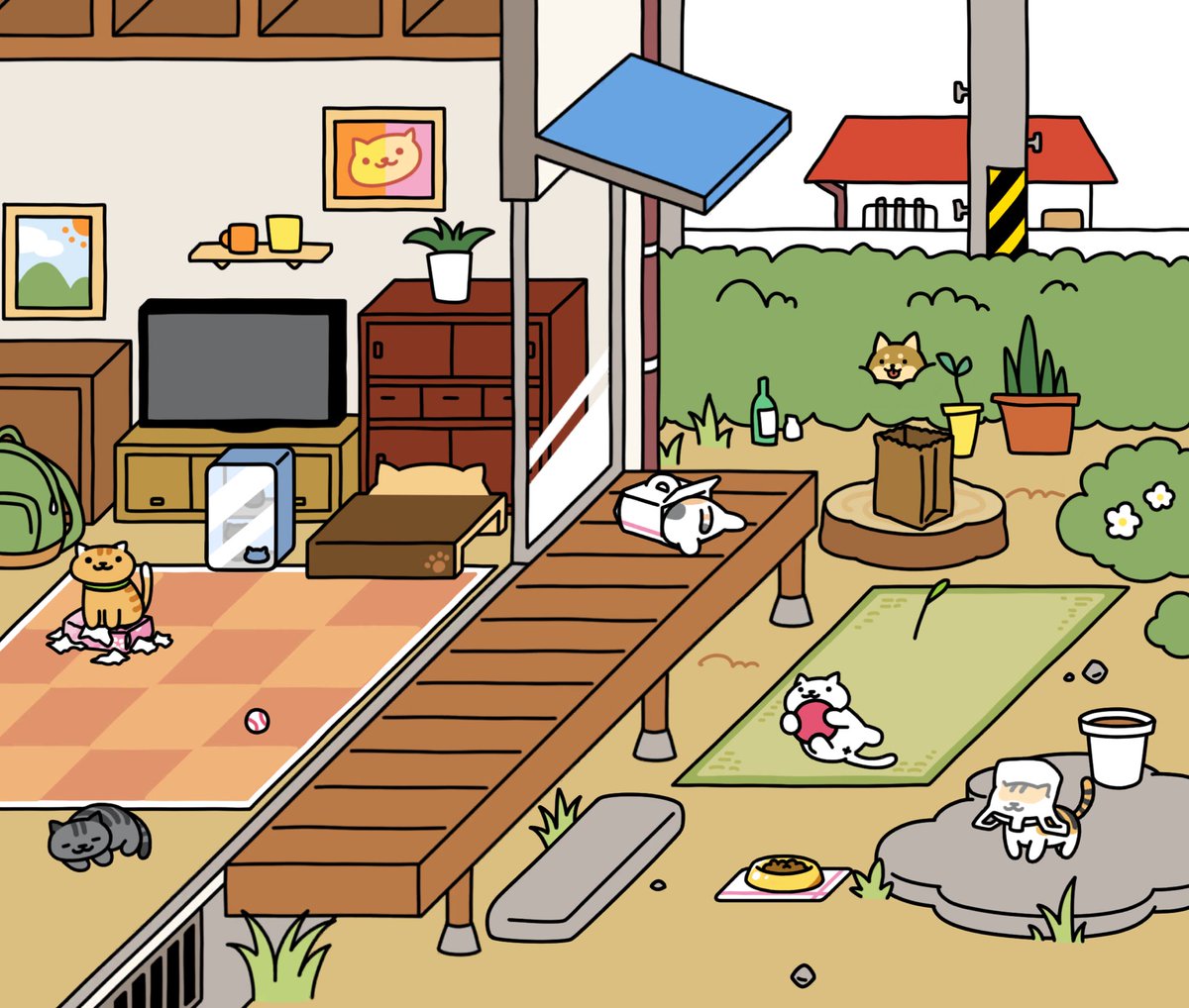 nekoatsume_niwa's tweet photo. 🚃ねこあつめスタッフのにわさき ②
ねこあつめスタッフのにわさきをご紹介！
#ねこあつめ２ の新機能”おでかけ”で、ぜひ遊びに来てくださいね。
※おでかけには、きっぷ（20普通にぼし）が1枚必要になります
にわさきはこちら→https://t.co/GBlA20B8Ud https://t.co/pCtSwZh52z