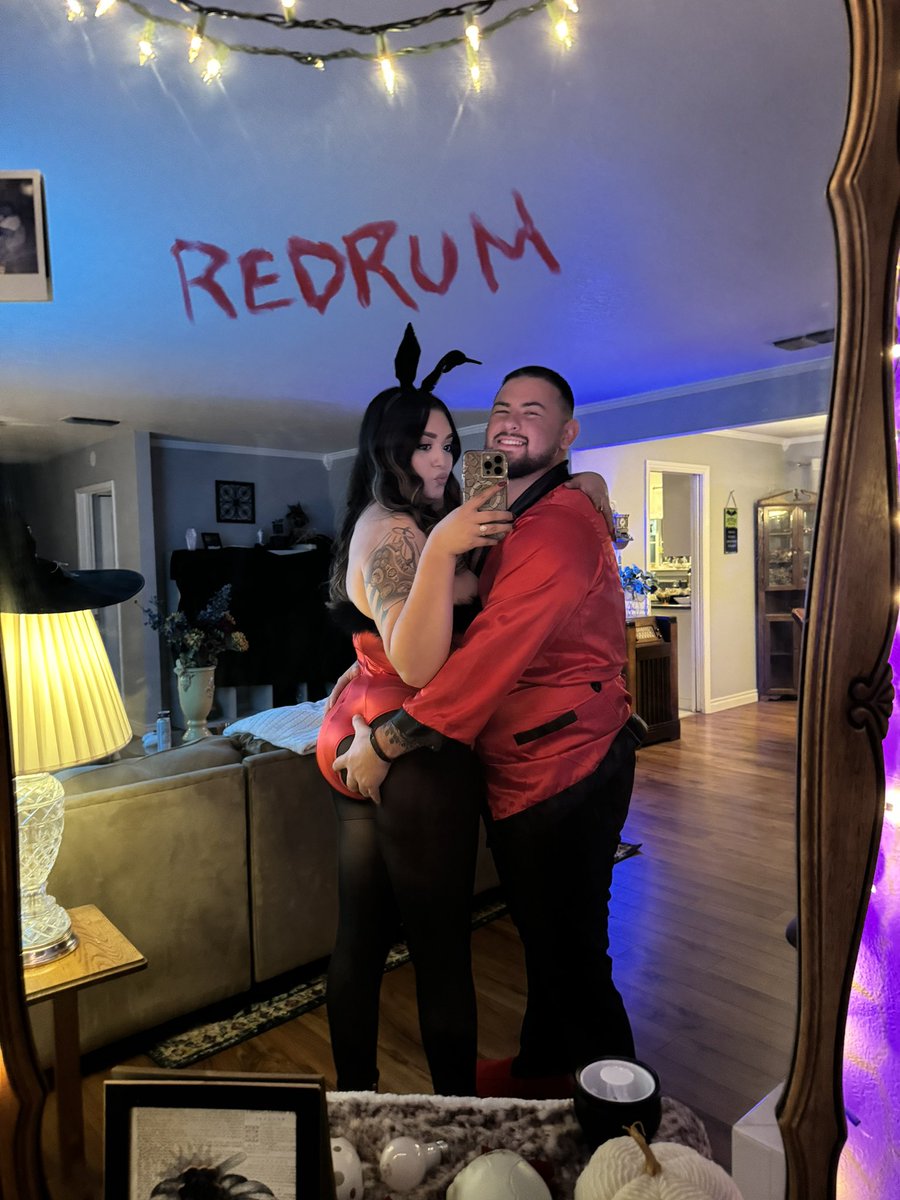 FearLoca's tweet photo. Living my inner Playboy Bunny with my Hugh Hefner! 🐰❤️ https://t.co/2J4bpyF84A