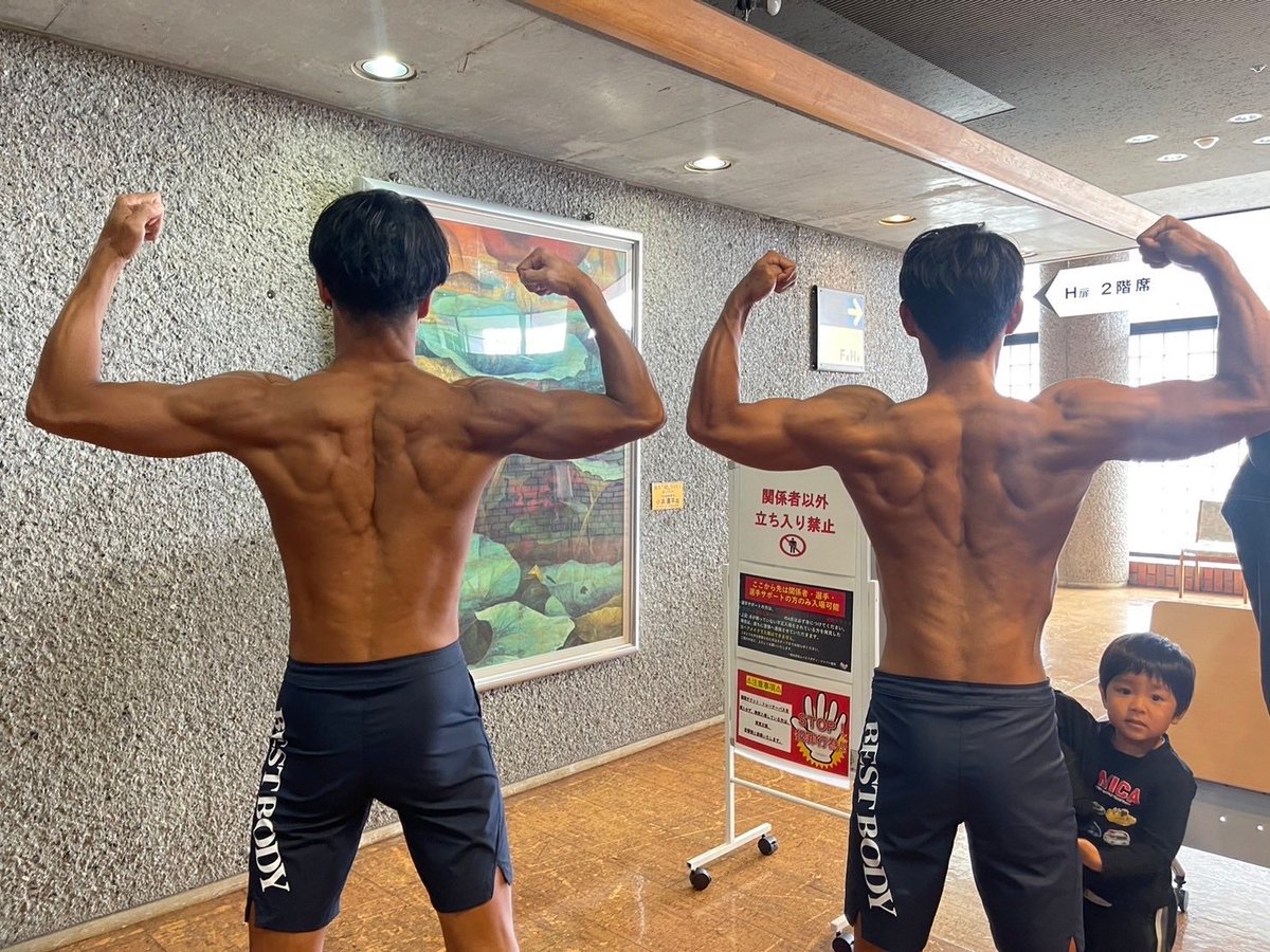 決勝戦までしばし休憩。気合いは十分💪

#UZUMAKIベストボディへの道