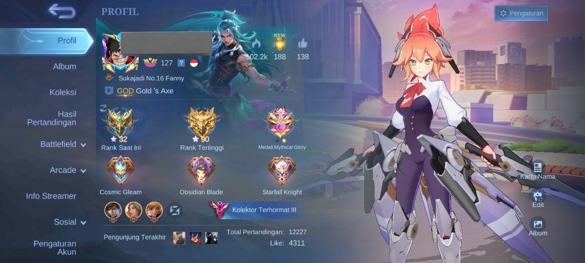 bebiteri's tweet image. WTS Akun Mobile Legend (ML)- Jungler
🏷SKIN 385 (cek full bisa dm)
•Tier honor, WR masi angett
•Detail? bisa dm/hub cp tertera
•Login Moonton, bisa gnti email
•Emblem maxx
•Instagram: @l0wwsy 
•wa: 0821-4669-0332

💰2.700 (nego wajar yo bess)
💳Transaksi only Rekber