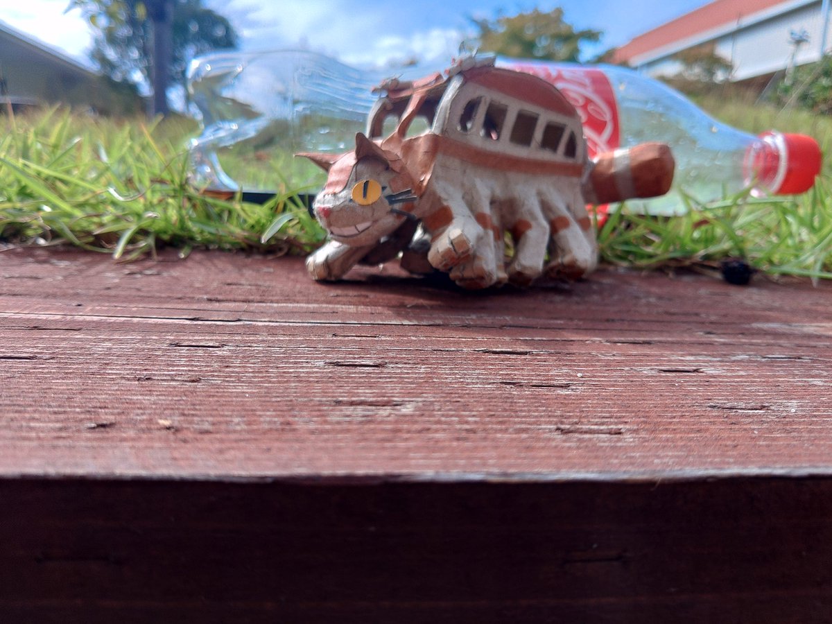 cat_cardboard_'s tweet photo. ダンボールでネコバスを作ってみた‼️

#ダンボールで猫を作る人 #ダンボール #ダンボール工作 #cardboard #cardboardart #和鍼灸院 #ネコバス #猫バス #猫 #cat #ジブリ #トトロ https://t.co/yJIUhAsMtq