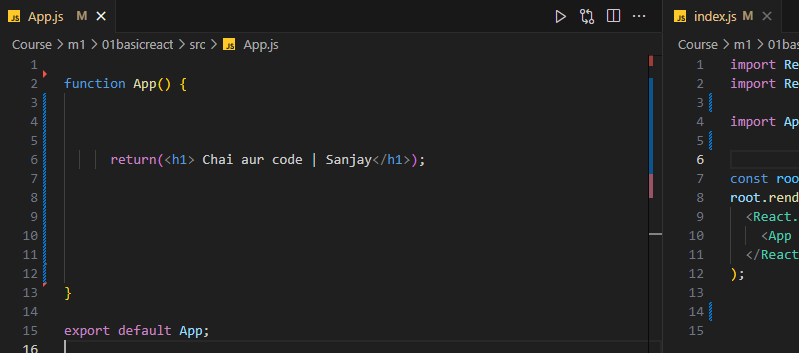 MimoSMindIsmall's tweet image. #day1ofCoding:
-Learned basics of react
-Vite
-why react?
-reference: documentation and chai aur code.