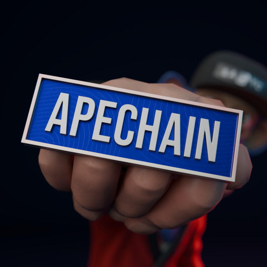 Locked the fuck in, ON APECHAIN.