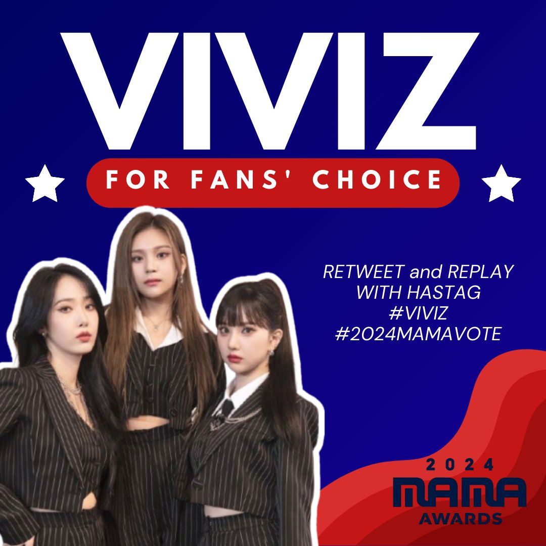 Channel_Yeochin's tweet photo. I vote #viviz for Fans’ Choice - Female Award #2024MAMAVOTE https://t.co/tTwbpnzp2r