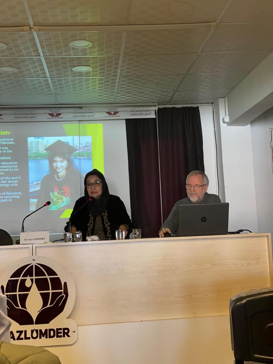 FowziaSiddiqui's tweet photo. Aafia story shared at Turkiye’s Mazlumdar. All agree to join #SaveAafiaNow campaign and appreciated PM Pakistan’s letter. ⁦@AltafShakoor1⁩ ⁦@Aafiamovement⁩ https://t.co/B0kPpbruAa