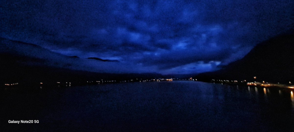 Val_BB's tweet photo. Good morning, from #Andalsnes #Norway 🇸🇯 still dark at 7.45am and coming into port. Low cloud but surrounded by mountains, so looking forward to getting off board and our trip. @pandocruises #Aurora https://t.co/PTh8Bm7nND
