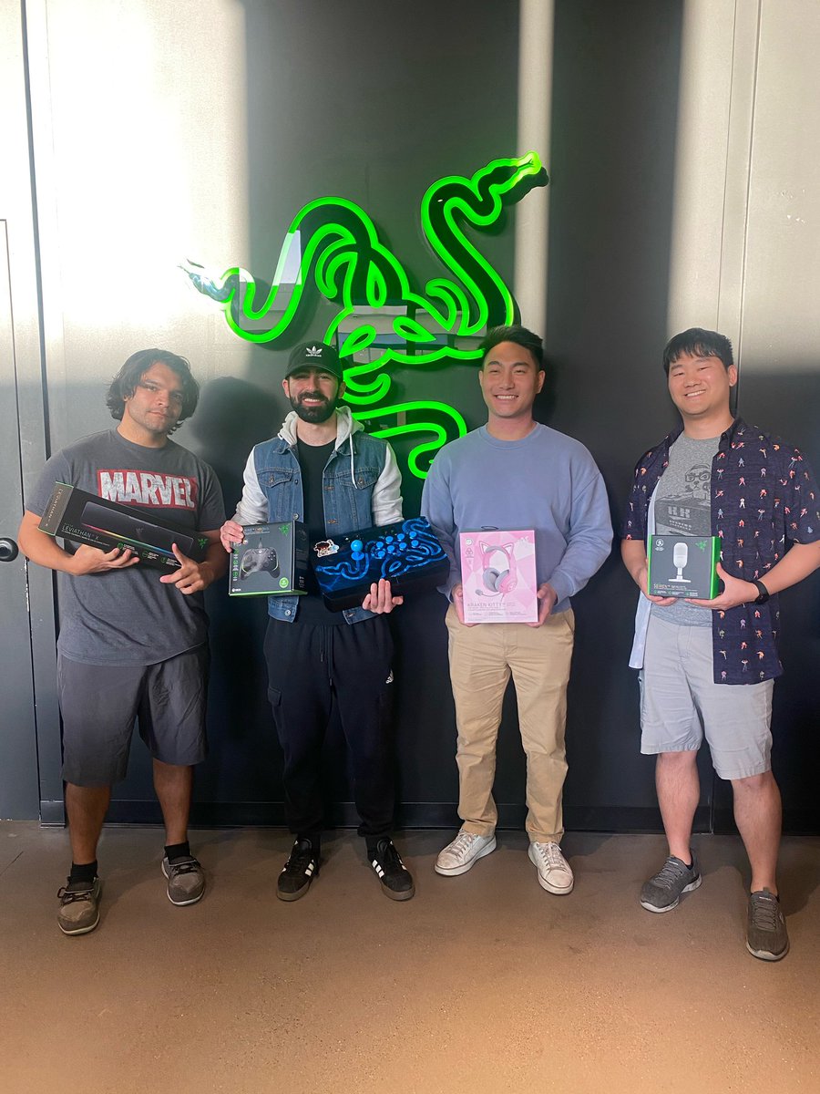 🎉Congratulations to the Top 4 winners of Razer Game Fest - Los Angeles! 

🥇 - <a href="/airjordan43/">Jordan</a> 
🥈 - <a href="/HaroutFGC/">Harouto</a> 
🥉 - <a href="/SushiHeaven/">HAVE SOME SUSHI !!</a> 
4️⃣ - <a href="/sleepnsheep/">sleepnsheep</a> 

Thanks to all of the participants for making this a fun event! See you at the next Razer Game Fest! 🐰

#razer #razerstore