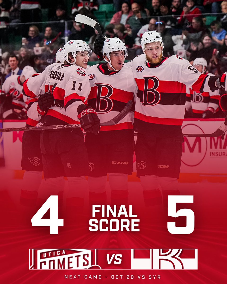 A HOME OPENER DUB‼️

See you all tomorrow for a matinee matchup with the Crunch 👊