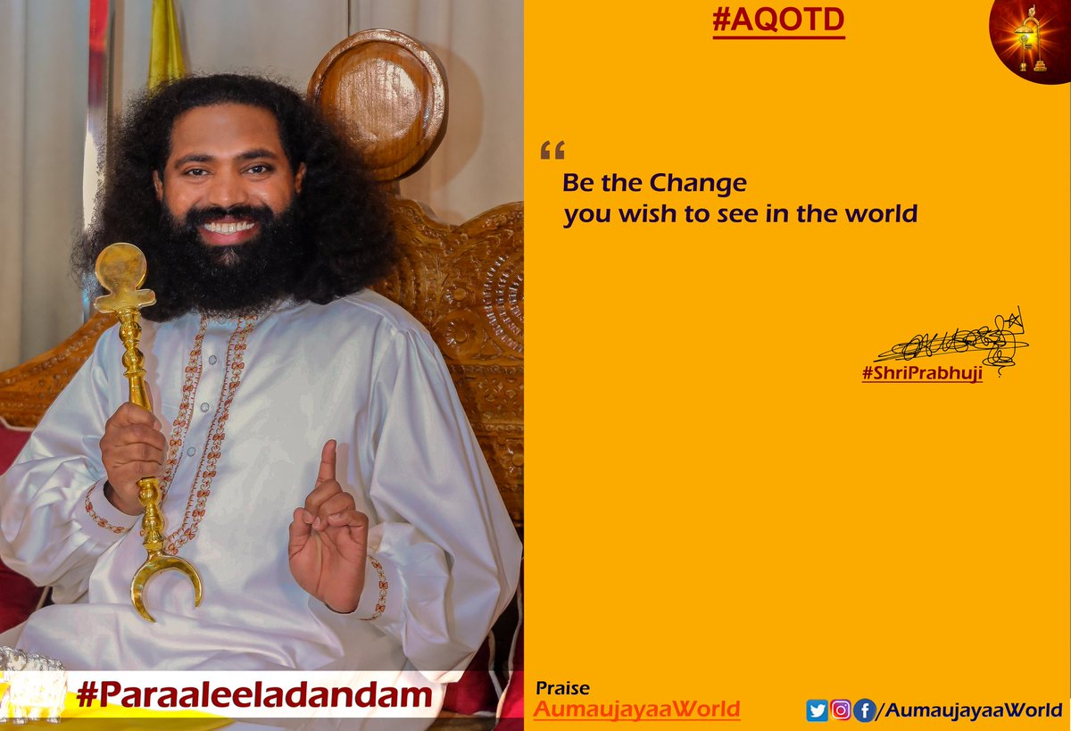 aumaujayaaworld's tweet photo. Aumaujayaa Quote of the Day  
#AQOTD #ShriPrabhuji #spmaestro #Aumaujayaaworld #AumaujayaQuotes #Inspiredlives #Souljourney #Inspirationalquote #bestquoteoftheday #bhfyp #praiseaumaujayaaworld #DestinyofSoul #God #Wintheworld  #SoulEnlightenment #grace #Love #Devotion #Sacrifice https://t.co/VX3InJd3ln