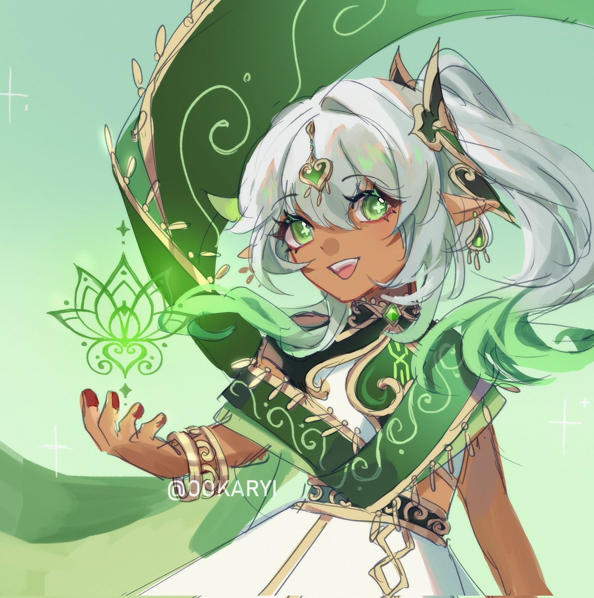 My take on Nahida's design! Full design and breakdown below
#GenshinImpact