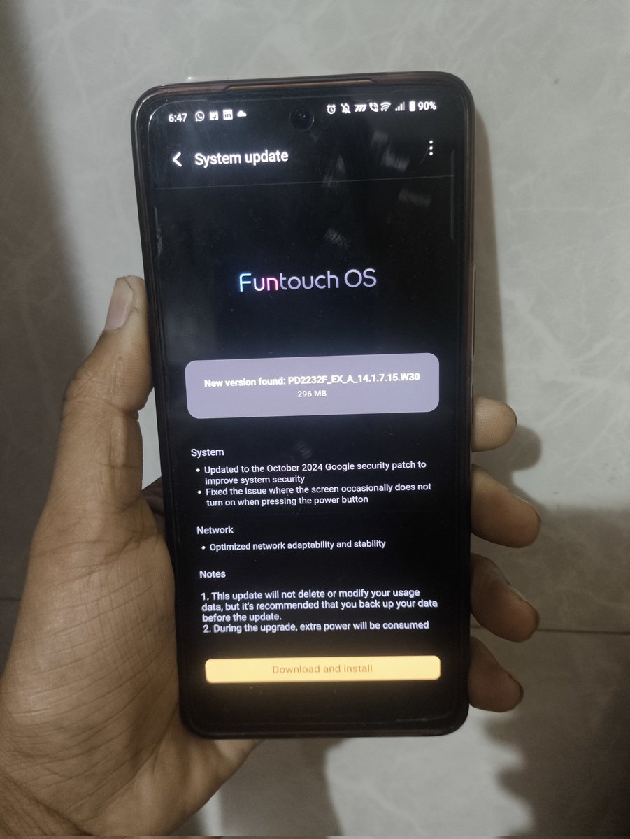 TECH__MUKUL's tweet photo. iQOO Neo 7 Pro October update pushed ๐
Version: PD2223F_EX_A_14.1.7.15.W30
#iQOO #iQOONeo7Pro https://t.co/gdLf3t5Iia