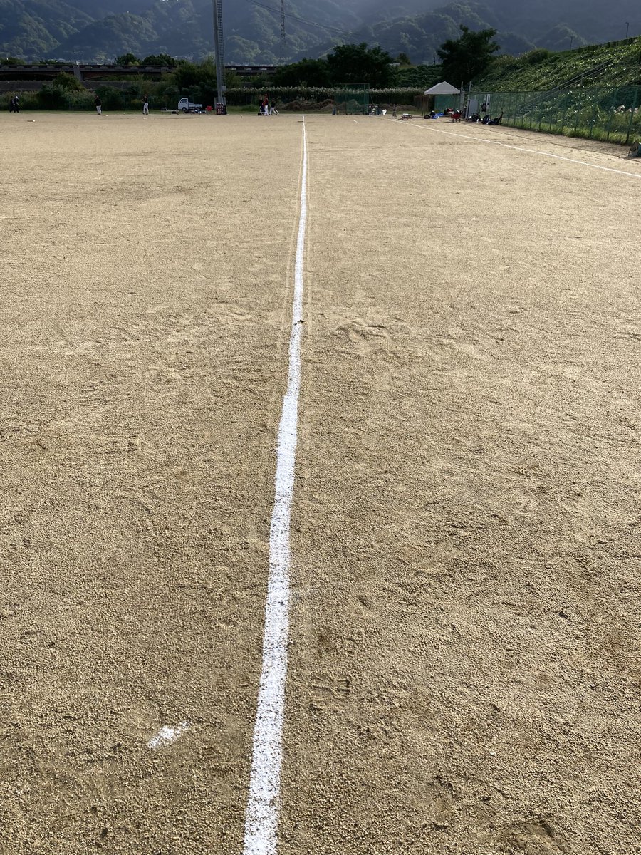 所属協会の秋季大会🥎名古屋から参加😊ライン引きから修行をやり直しします🙇‍♂️