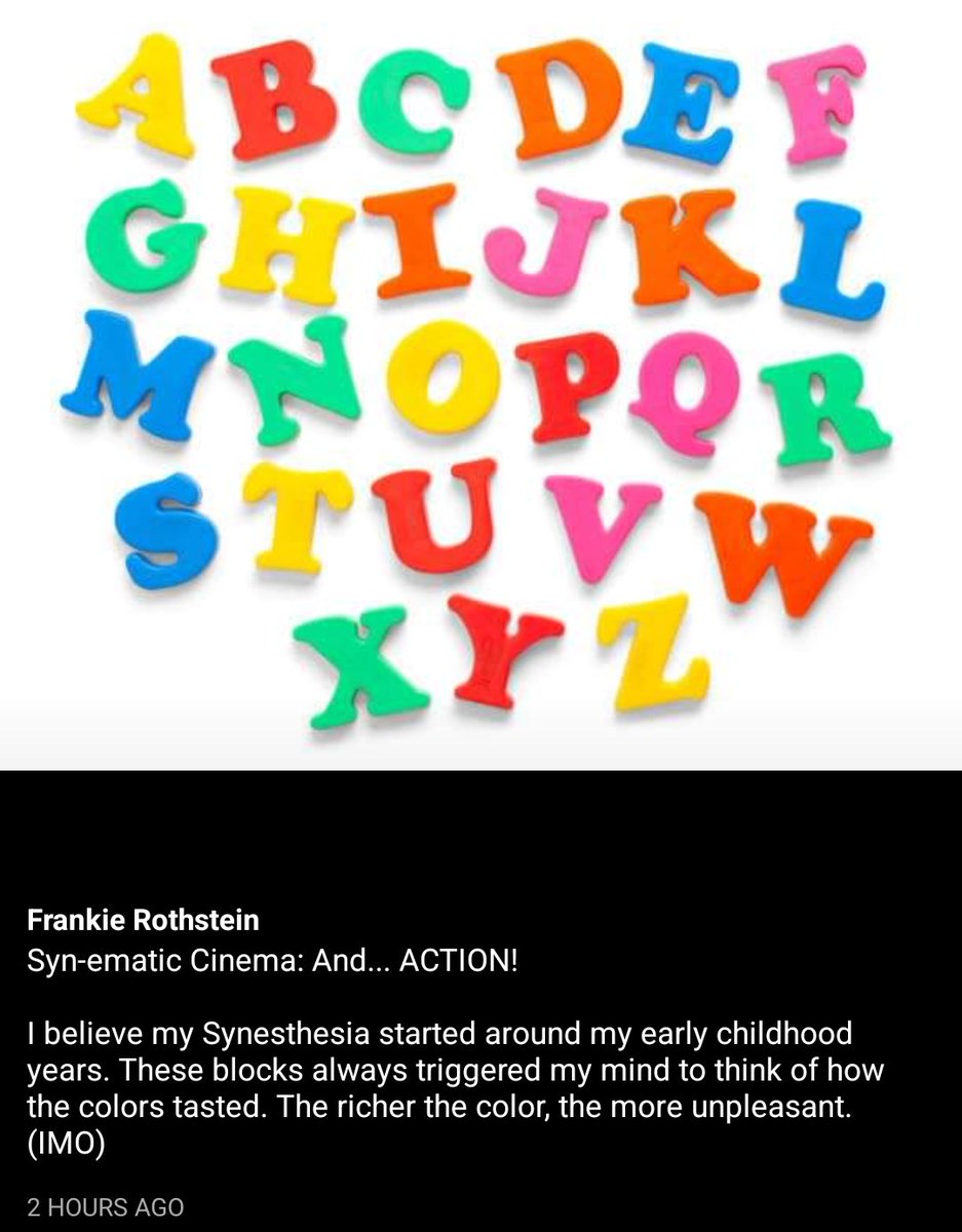 GreaterMinds's tweet photo. I meticulously researched, mapped-out and blended the specific categorized colors that trigger my Synesthesia. Added  set of photos, the first being, "Origin of My Syn". (assumption of my "Syn" origin) The images following my that are captioned based on perceived color tastes. https://t.co/nN986fj1Q1