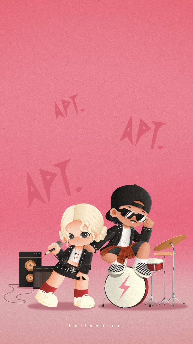 hellonarenn's tweet photo. Free Wallpaper⚡️💗⚡️
#APT_OUT_NOW #APT #ROSÉ #BRUNOMARS https://t.co/XIDOKjJows