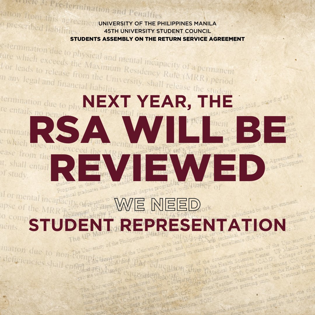UP Manila University Student Council tweet media