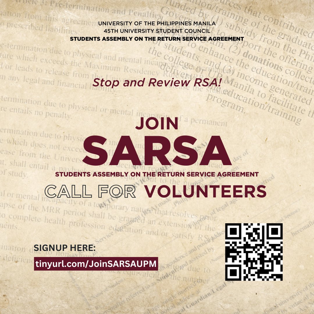 UP Manila University Student Council tweet media