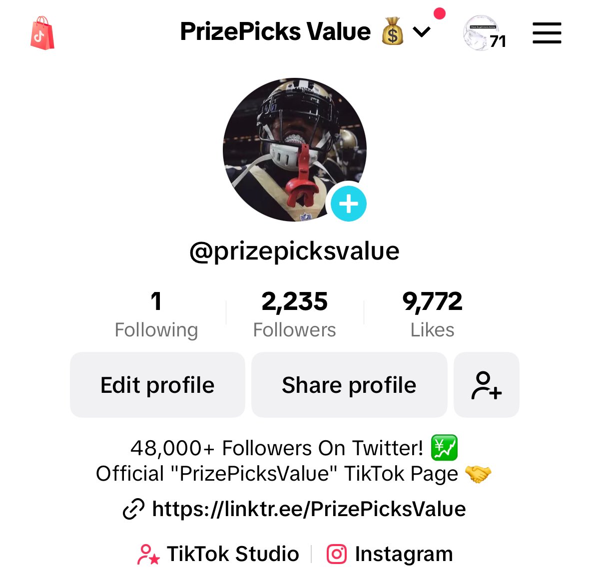 PrizePicksValue's tweet photo. If you support me and what I do, do me a huge favor and follow my TikTok! ⬇️

I posted 3 videos with more free plays ✅

🔗 https://t.co/cdYWBkub8n

#PrizePicks | #GamblingX https://t.co/QjWsqzSPe4