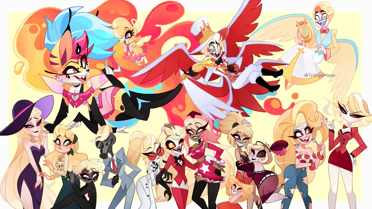 💛💛💛 

{#HazbinHotel #HelluvaBoss #hellaverse }