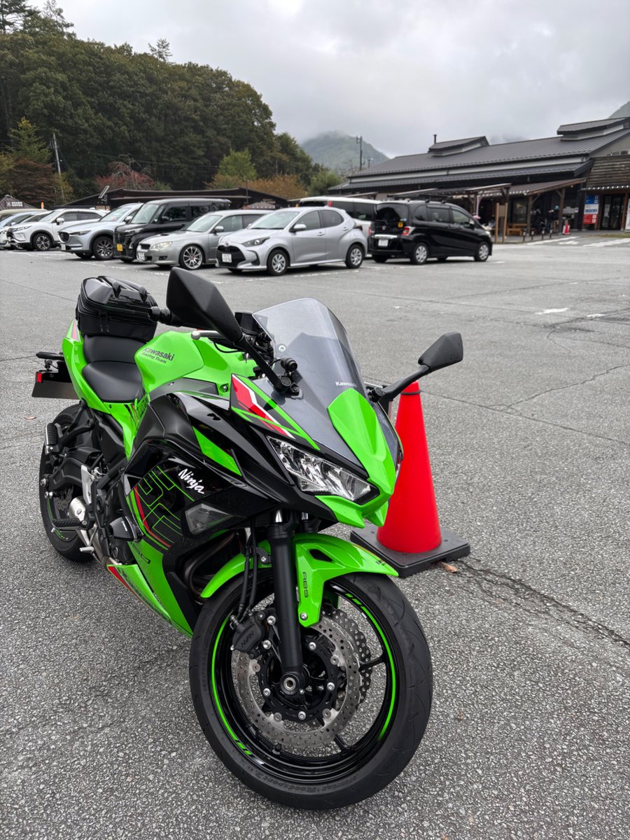 上野原から道の駅小菅へ。カッパをシェイクダウン　#Ninja650