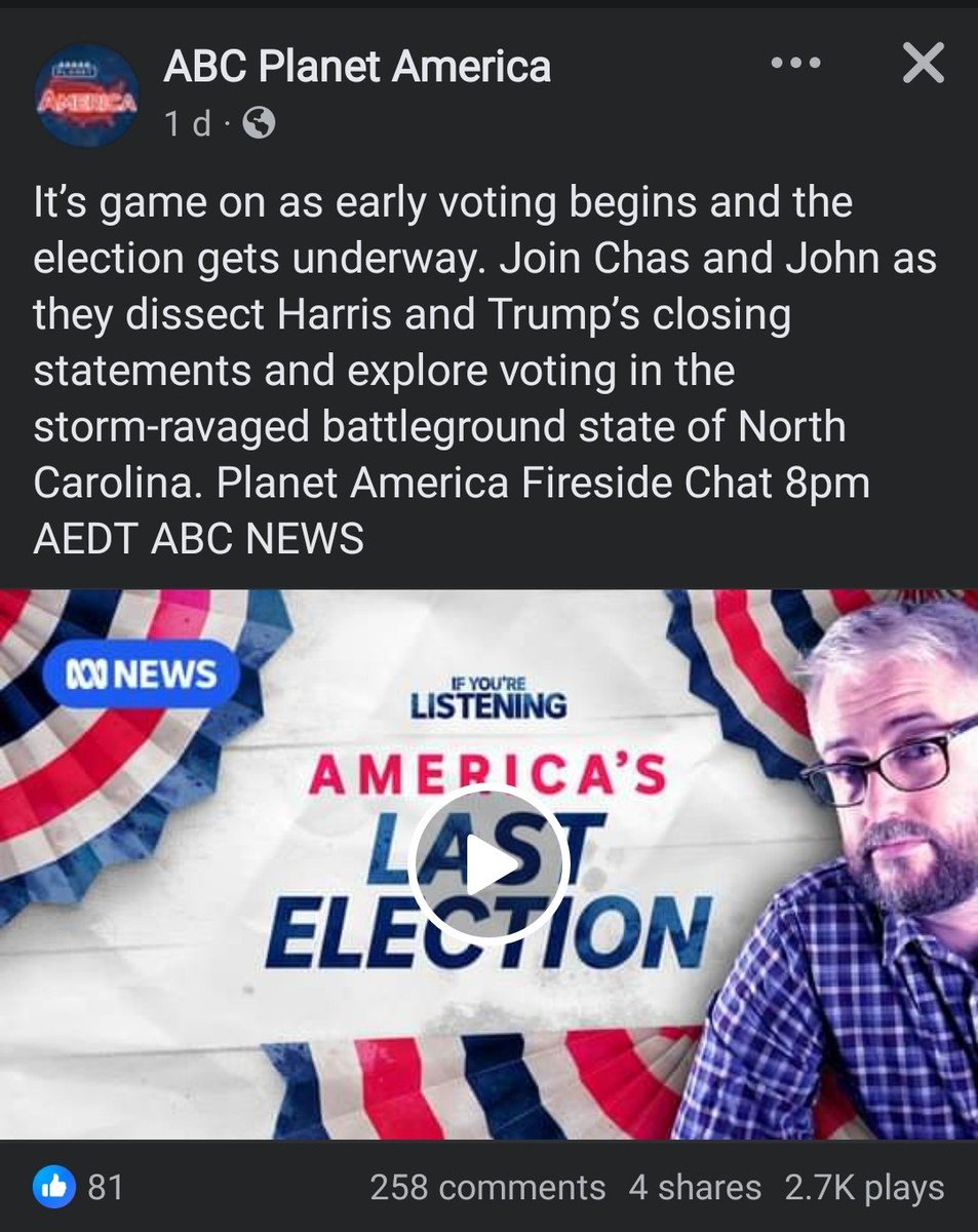 DudeHough's tweet photo. @MatthewBevan @chas_usa @JohnBarronUSA look, I've been waiting for some sort of crossover between "Planet America" and "If You're Listening", but this hijacked thumbnail on the Facebook page gave me false hope! 😂

#IfYoureListeningToPlanetAmerica https://t.co/k0Ct7PTIBo