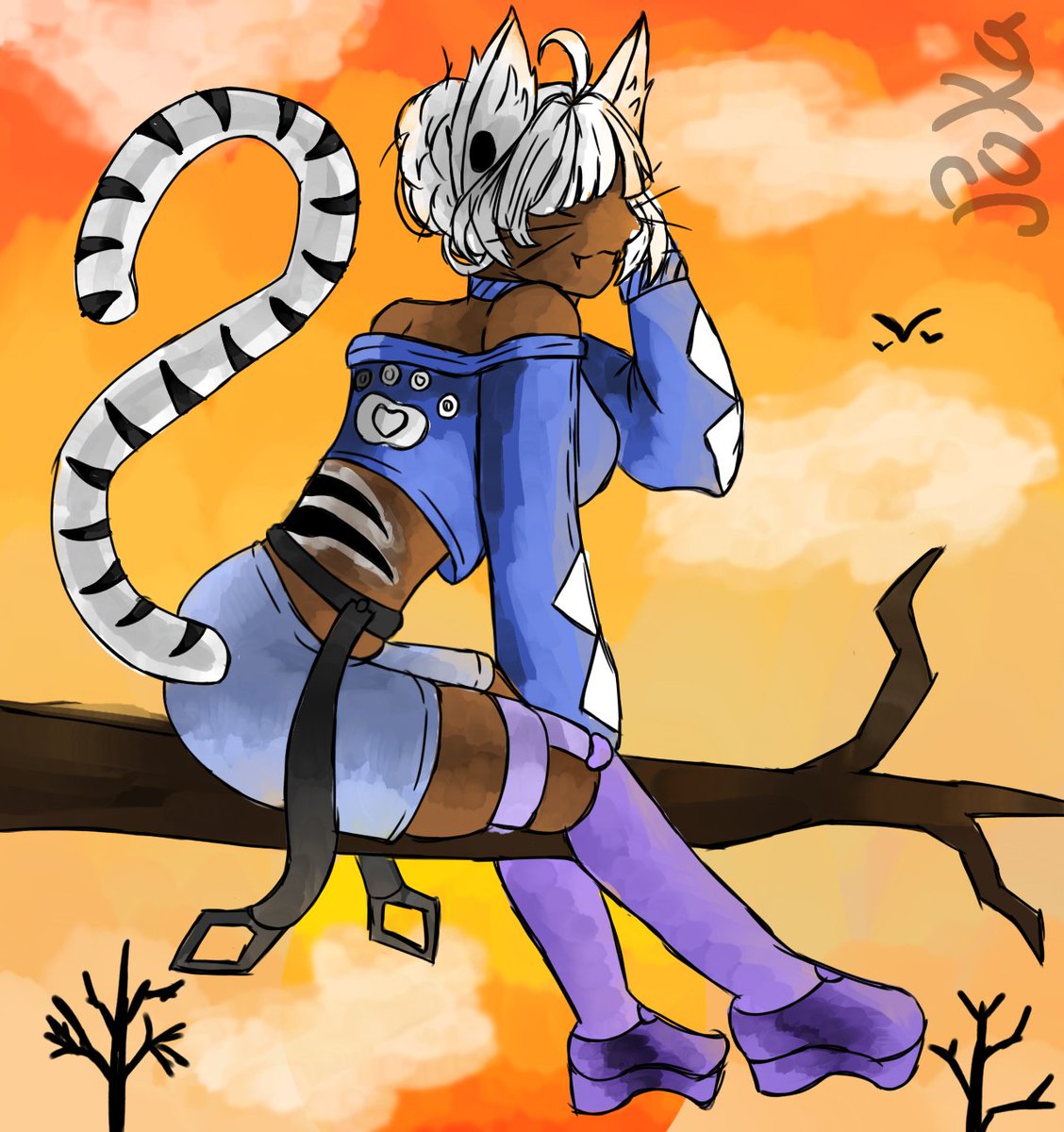 pokafur's tweet photo. Sunset..!
.
.
.
.
#art #oc #drawing #digitalart #tigeroc #backgroundpractice https://t.co/2YND6HfG2o