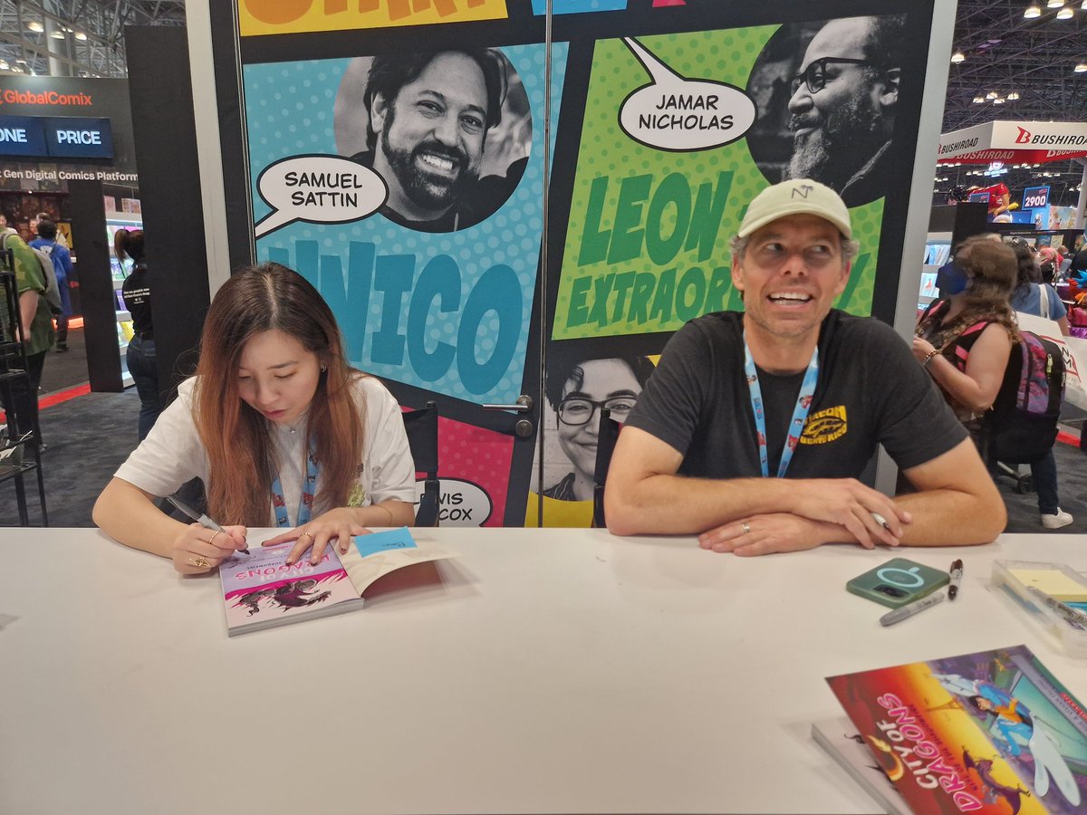 Vivian ⚡️ Risu (@superrisu) on Twitter photo Got to do my first signing event today at New York Comic Con! Thank you for having me Graphix! <a href="/jaimalyogis/">Jaimal Yogis</a> Got to do my first signing event today at New York Comic Con! Thank you for having me Graphix! <a href="/jaimalyogis/">Jaimal Yogis</a>