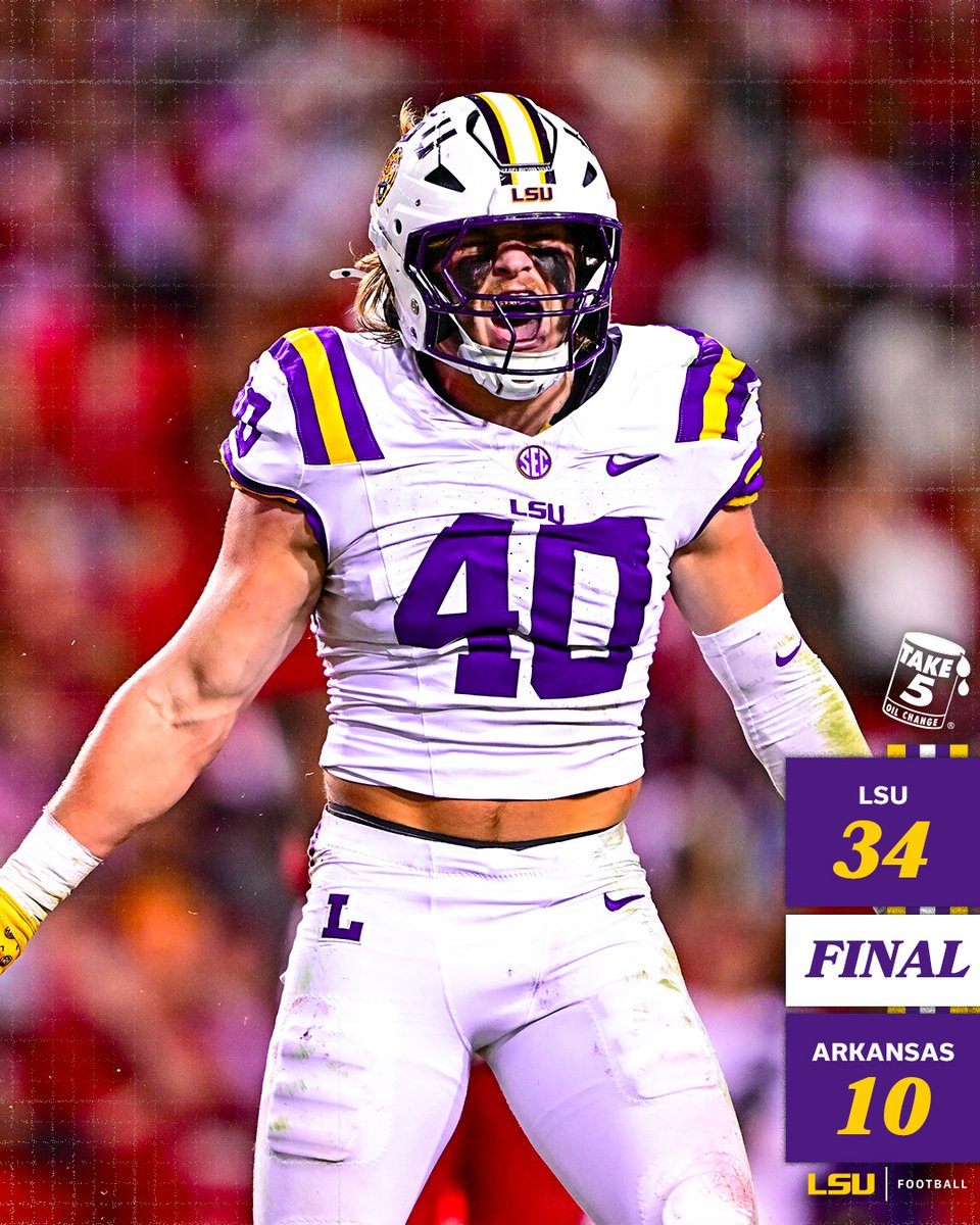 LSUfootball's tweet image. The Boot Stays In Da Boot