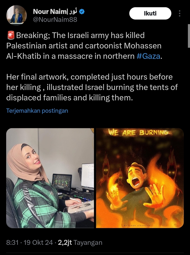 starfess's tweet photo. -star I just want you guys to read this. She's also an artist, seperti idol kalian semua. Bayangkan idolmu produksi lagu terakhirnya dan ditemukan sudah ga ada krn rumahnya diserang. Dia juga manusia seperti kita. So please, jgn berhenti bersuara ttg mereka https://t.co/1Gia8LIGGf