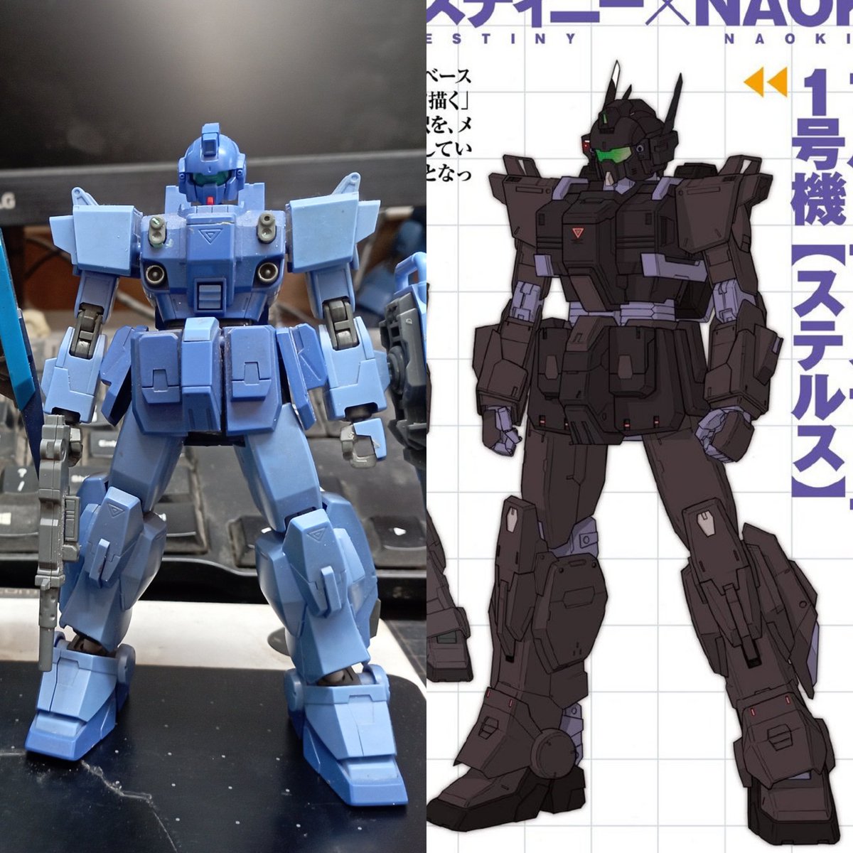 haryholiver's tweet photo. The final proportions, I added even higher, overheight from the standard HG, but I like ☺
#bluedestiny
#stealth
#thebluedestiny https://t.co/QGufTZYNER