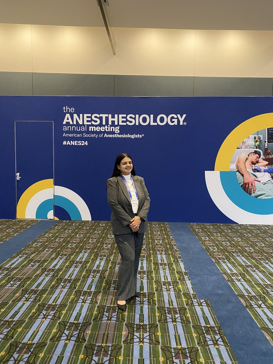 drsheetalkedar's tweet photo. Presented my first poster at @ASALifeline #ANES24!! So much to learn from every interaction!
Thanks to my amazing mentor @KhannaAshishCCM for this opportunity and @tok__busra for your guidance, and @merttore for your help. https://t.co/H57GkN1is7