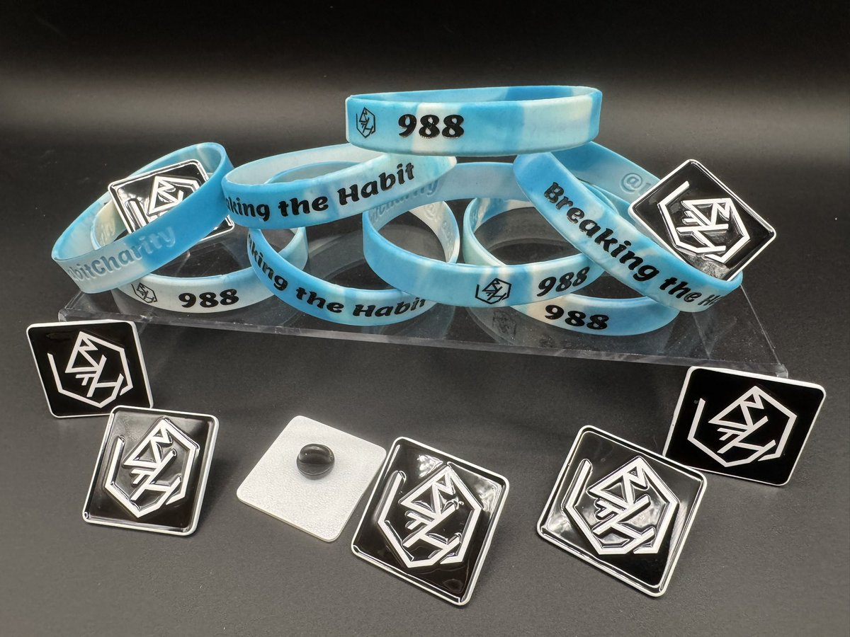 Another reward reveal for this years Breaking The Habit! A set of our wristbands AND the newly created BTH Logo enamel pin! 

The BIG prize courtesy of VGTP Pensacola will be revealed next week!

#BTH2024