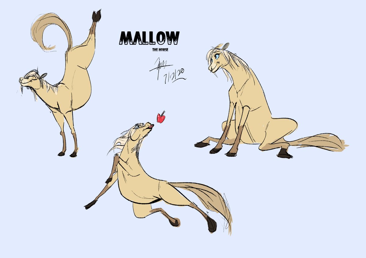 jonathanchimney's tweet photo. Here's some Mallow progression over the years.
Subtle but evident. Eventually i gave her blue eyes
