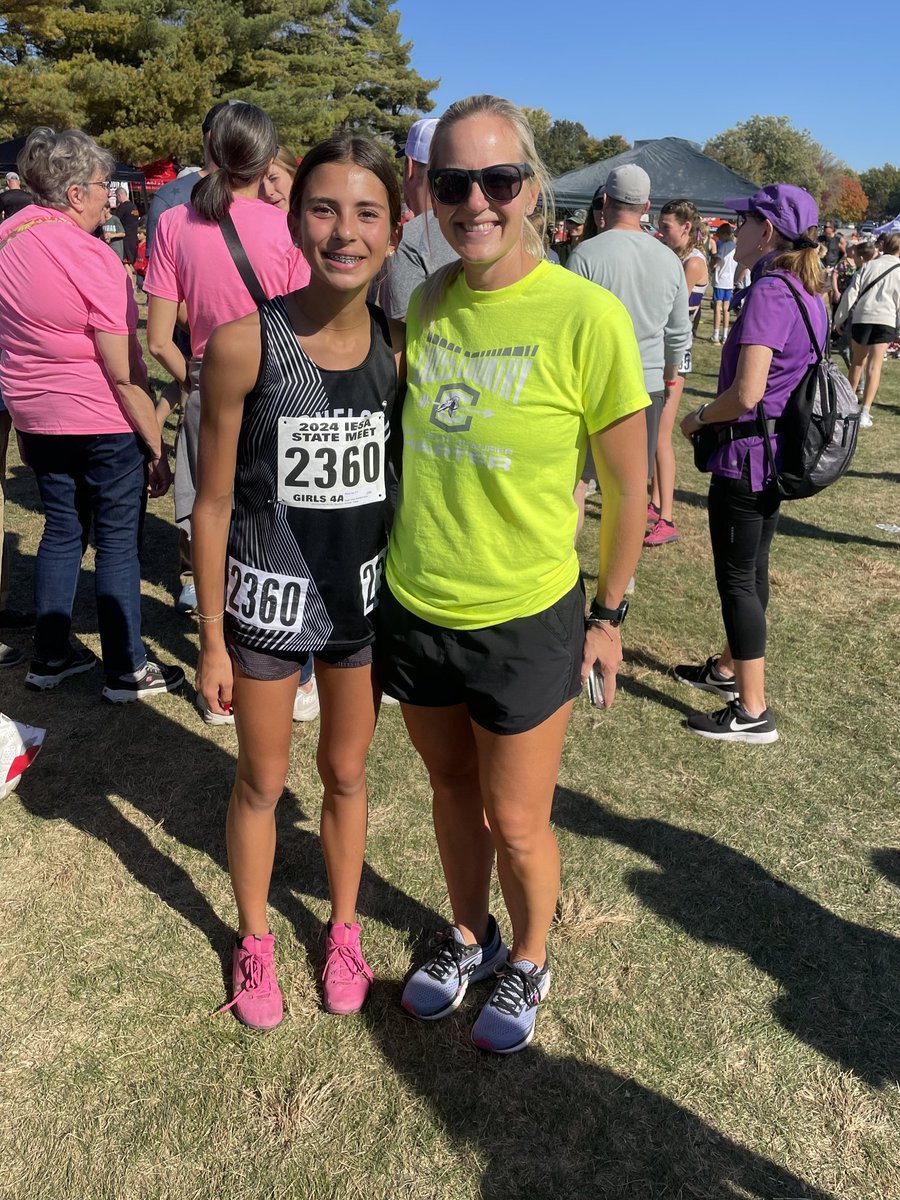 raereb21's tweet photo. Another successful state meet. 12th place and a PR! #kanelandpride #crosscountry https://t.co/Nwo4EwaAa4