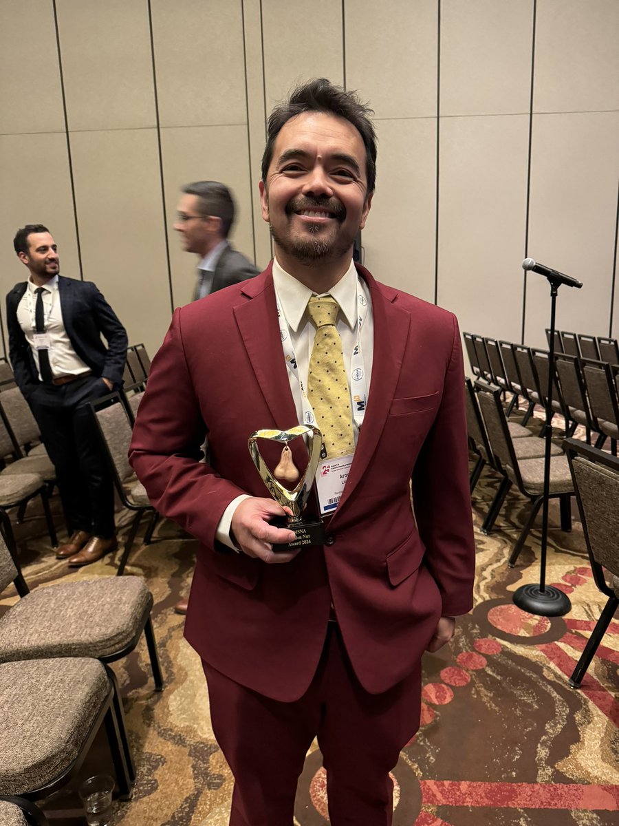 Congratulations Dr. <a href="/aron_liaw/">Aron Liaw</a>  for winning the Gold nut challenge!

Told him minutes prior he will win it….that was rurally 
extraordinary…let’s put it that way!

<a href="/SMSNA_ORG/">SMSNA</a> 
#smsna2024

<a href="/WayneUrology/">Wayne State University Department of Urology</a>