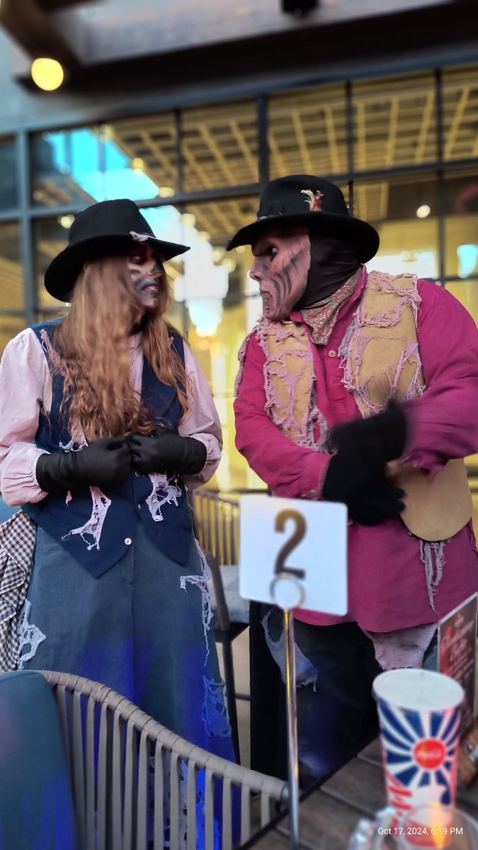 TylerStAndrews's tweet photo. @knottsscaryfarm  Thanks for another great time in the fog! And thank you "Haunted Acres" for great food, awesome drinks and ghoulish company. https://t.co/TDHMtuSdhC