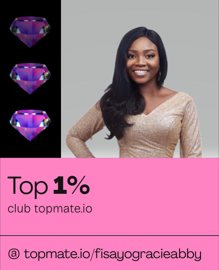 gracie_abby's tweet photo. I am thrilled to announce that I have officially joined the exclusive Top 1% Club on Topmate.

It delights me to see the hardwork finally paying off 🙌🏼

Thank you for being a part of this journey! Let's strive for more.

https://t.co/chugXtzLUa https://t.co/E5L4pI5bUK