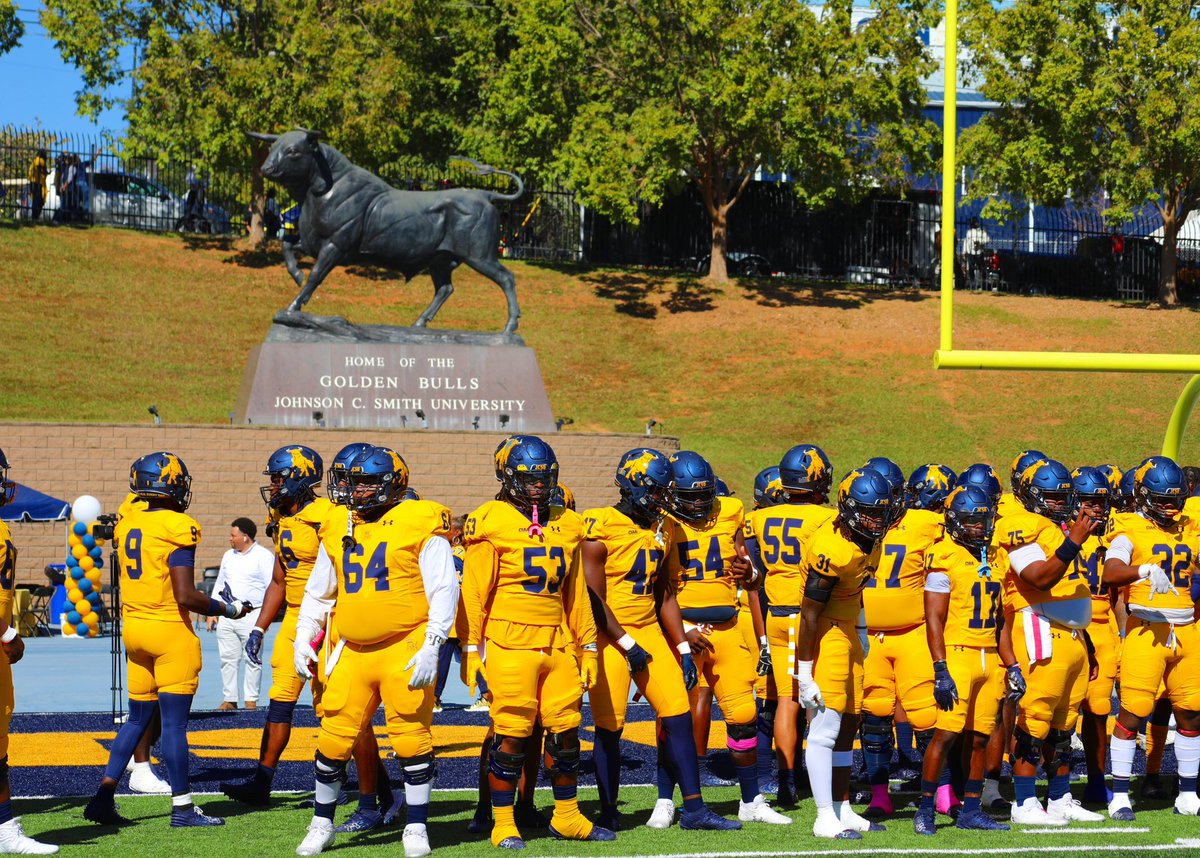 JCSUSports's tweet photo. 7-0 JCSU Golden Bulls.
#jcsuhomecoming 

📸B.Jones https://t.co/di50DgqXWV
