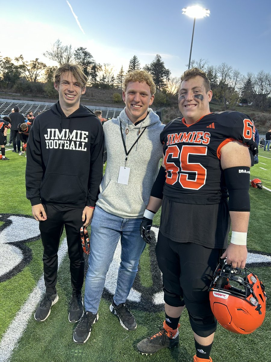 Thank you <a href="/CoachJake92/">Jake Lehman</a> <a href="/CoachZim_UJ/">Josh Zimmer</a>  and <a href="/Coach_Mistro/">Brian Mistro</a> for the game day visit! I had a great time in Jamestown! It was also great to catch up with <a href="/wvildibill4/">Weston Vildibill</a> and <a href="/bvildibill65/">Braedyn Vildibill</a>!

<a href="/RodCoaching/">Roderick Rogers</a> <a href="/ManW3_1stNames/">Robert Frank Martin</a> <a href="/CVFootballCoach/">Butch Bradley</a> <a href="/football_castle/">Castle View Football</a> <a href="/mrcoachsteffen/">Ryan Steffen</a> <a href="/RicoOchoa/">Coach Rico Ochoa</a>