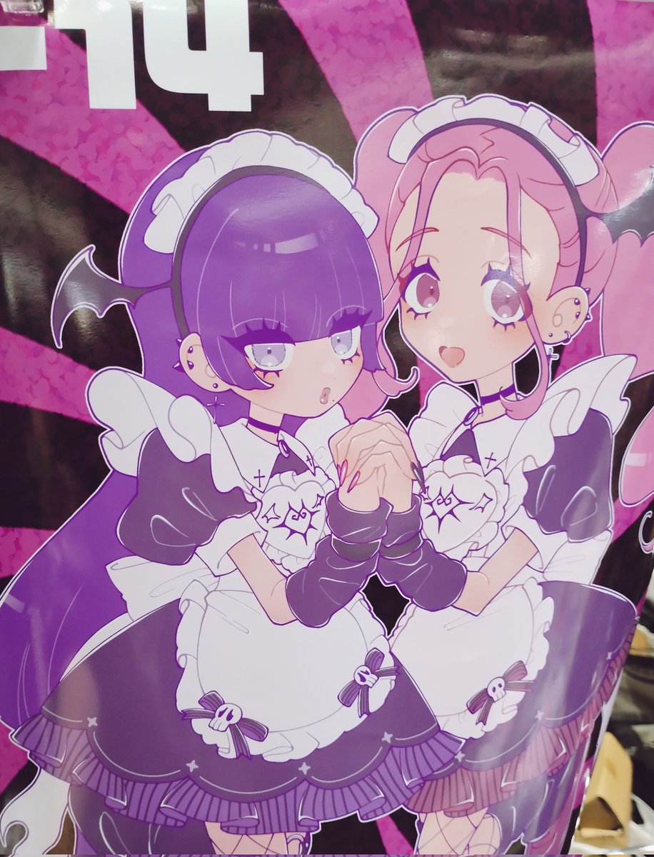 遅くなりましたが設営完了しました💜🩷
ギャルちゃん2人のポスターを目印に、ぜひ遊びにきてください🌹