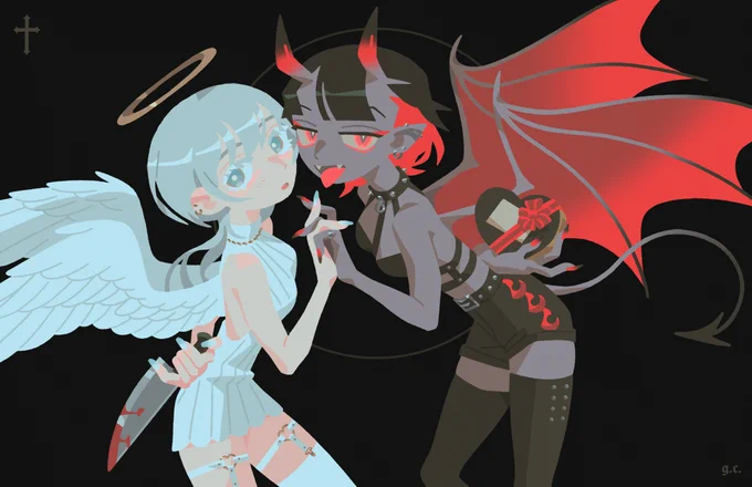 devil/angel 