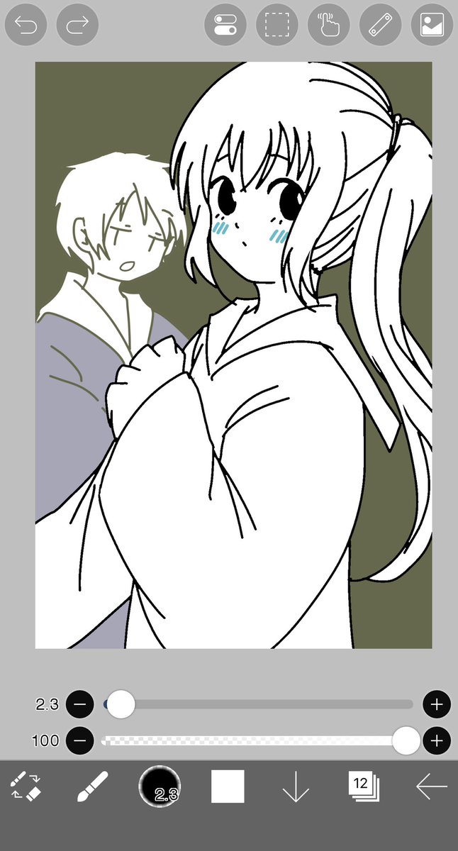 #絵柄が好みって人にいいねされたい 
容量整理してたら発見꜀(^. .^꜀  )꜆੭
手が🥐( '-' 🥐 )ｸﾛﾜｯｻﾝ