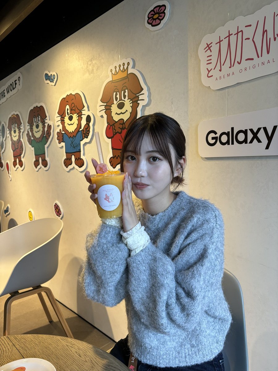 本日13時より、『オオカミには騙されない』シリーズと、「Galaxy Harajuku」がコラボした「OOKAMI TREND STUDIO」でカフェ1日店長をします！♡
 
色んな体験ができたけど、どれもワクワクして楽しかったー！！！