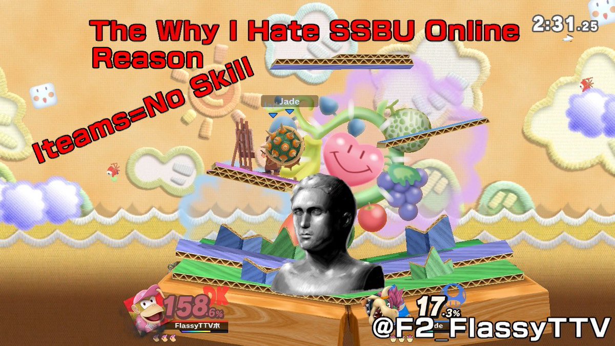 F2_FlassyTTV's tweet photo. This is why I hate items In SSBU https://t.co/kxSAPzxS5j