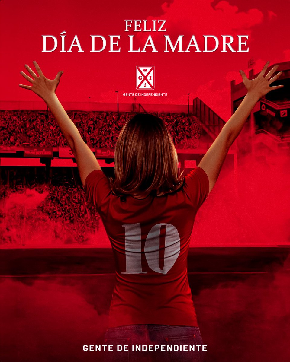 Desde Gente de Independiente saludamos a todas las madres en su día, en especial a las hinchas del Rojo ❤️